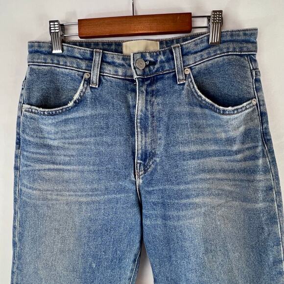 CQY Women's Jeans High Rise Straight Leg Light Wash Size 26 Denim - Picture 3 of 8